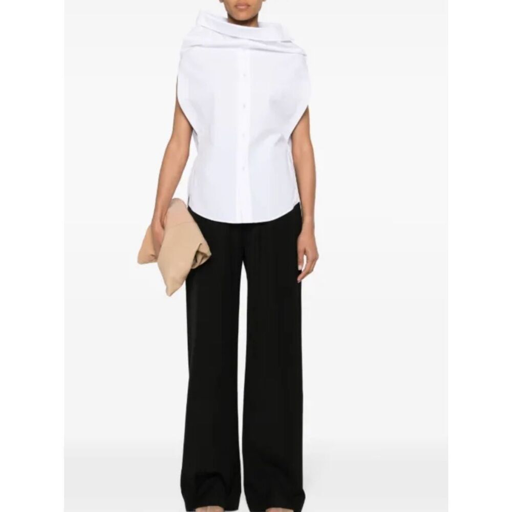 ALAINPAUL poplin skirt shirt NWT $1856 made in Italy XS